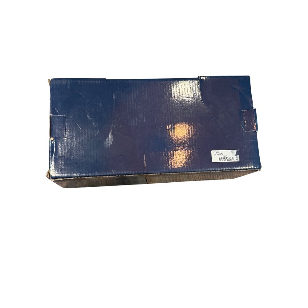 Polo Ralph Lauren Mens Navy Slippers Size 9 With Memory Foam & Antimicrobial Lin - Picture 5 of 8